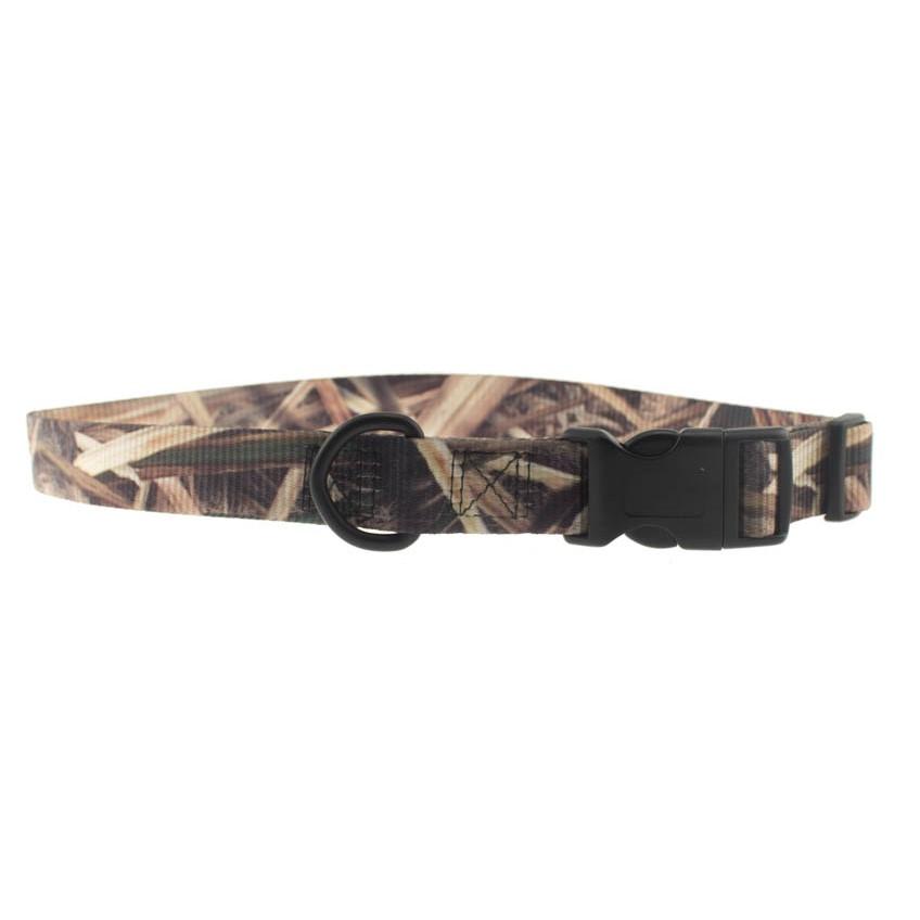 Omnipet Kwik Klip 1" Adjustable Dog Collar 18-26" Mossy Oak Shadow Grass Blades Camo Pattern