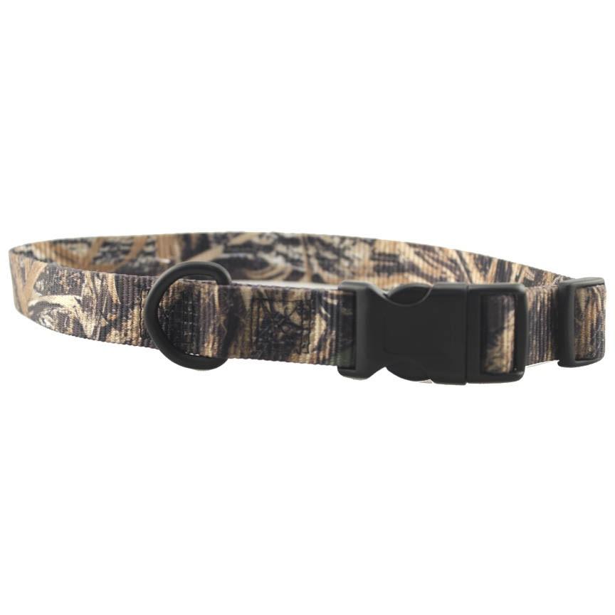 Omnipet Kwik Klip Adjustable Camo Dog Collar 1" Realtree Max-5 18-26 Inch