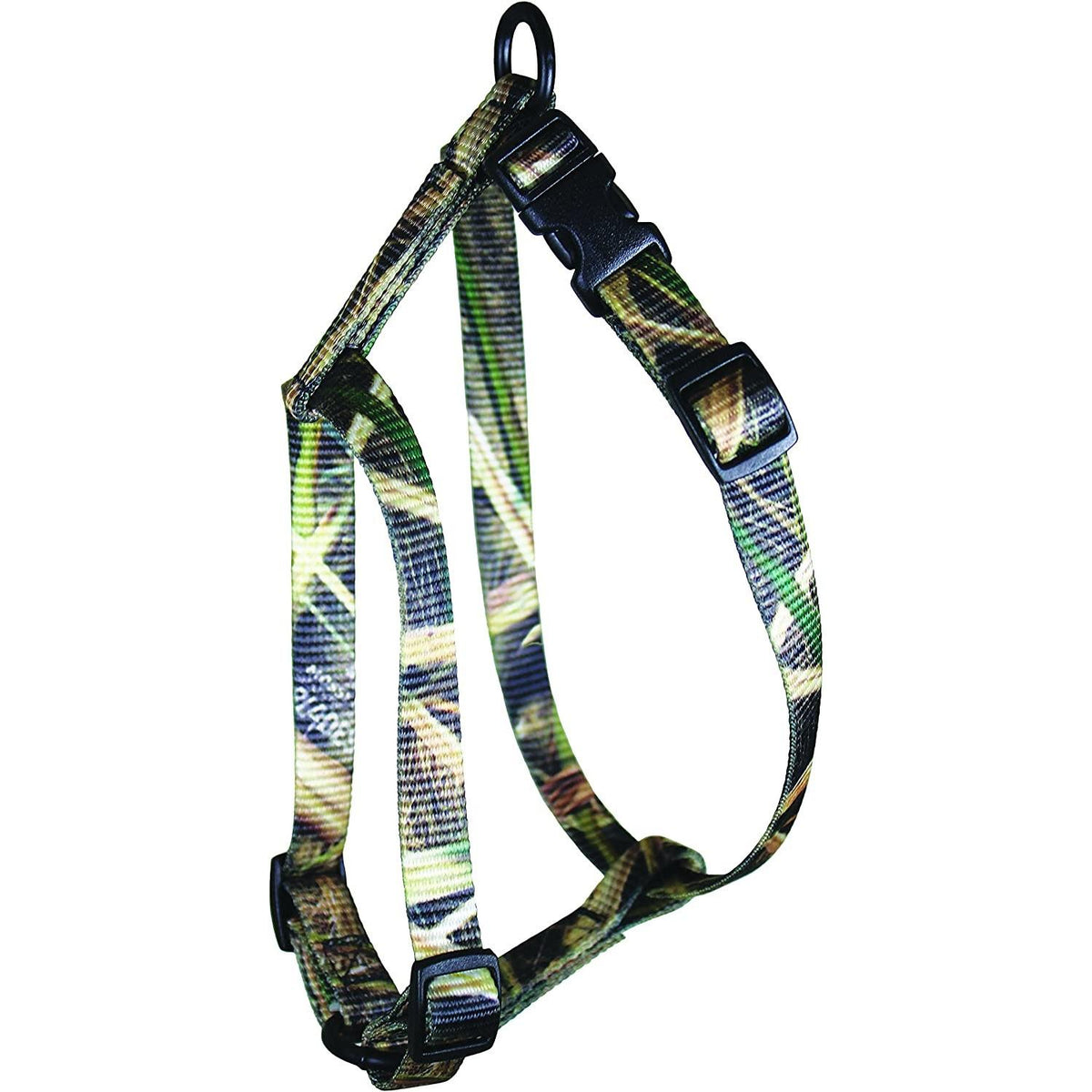 Kwik Klip Adjustable Pet Harness Mossy Oak Duck Blind 3/4" Width Medium Size
