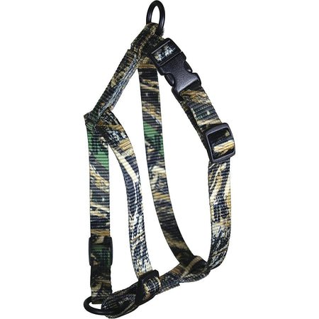 Omnipet Medium Kwik Klip Adjustable Nylon Pet Harness Realtree Max 5 3/4 Inch