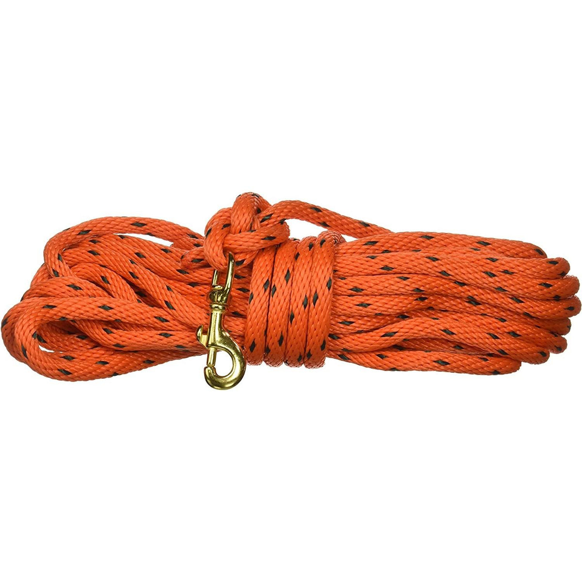 Omnipet Orange 40-Foot Check Cord with Brass Snap