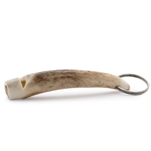 Omnipet Acme Staghorn Whistle Natural Antler Mid to High Tone