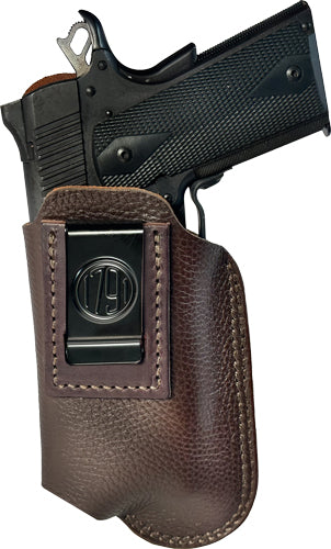 1791 Fair Chase Deer Hide IWB Carry Holster Left Hand Brown for Glock 17 Compatible
