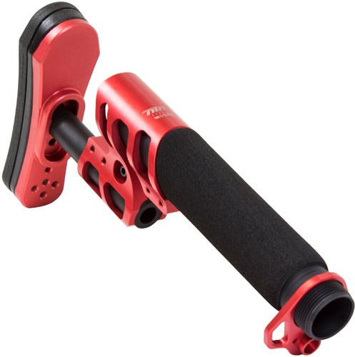 ODIN Red Zulu 2.0 AR-15 Stock with Padded Buffer Tube