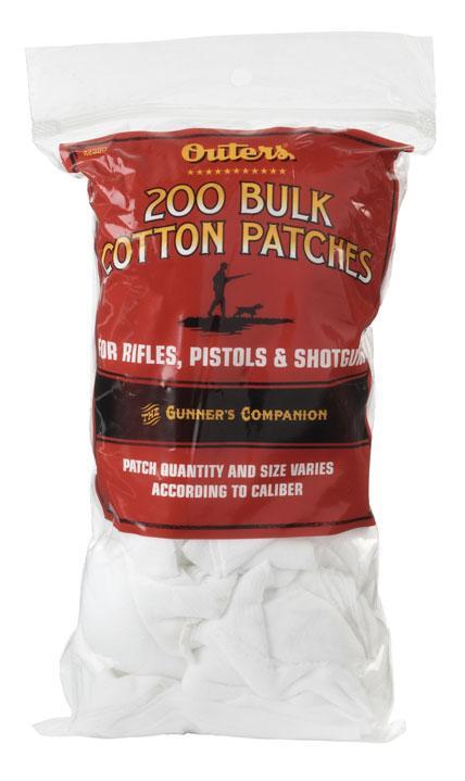 Outers 250-Count Bore Cleaning Patches .23-.28 Cal
