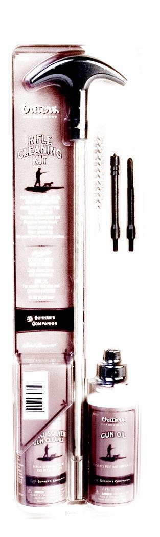 Outers Clamshell Rifle Cleaning Kit .22 Caliber Brass