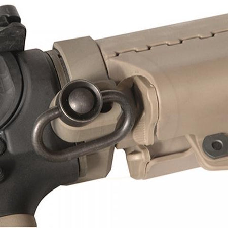 Troy PGRSA M4 Stock Sling Adapter with QD Swivel Attachment - FDE Finish