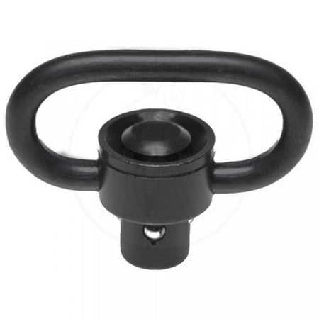 Troy SSQD Stainless Detachable Sling Swivel Black - Anti-Accidental Release Push Button Design