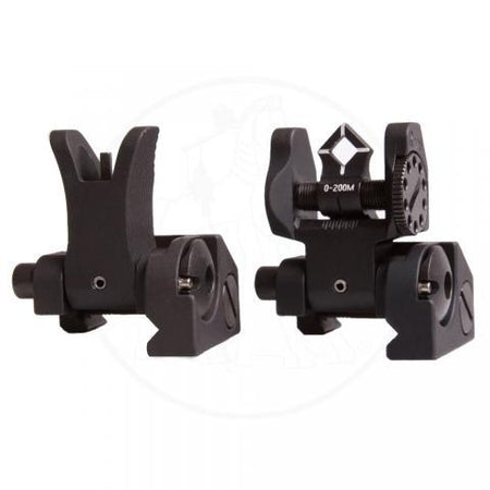 Troy Industries Micro BattleSights M4 Front & Dioptic Rear Set - Matte Black