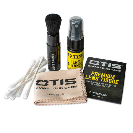 Otis Complete Optics Lens Cleaning Kit - Includes Brush Swabs Tissue and Cloth