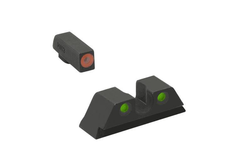 Meprolight ML46670 Hyper-Bright Orange Ring Front Sight with Green Rear for Canik TP Series