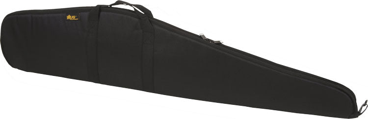 US Peacekeeper Black 38" Scoped Rifle Case Brushed Tricot Liner Double Zipper