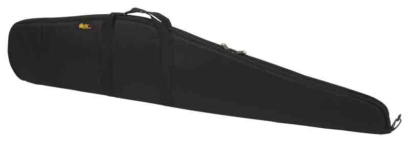 US Peacekeeper Black 44" Scoped Rifle Case Brushed Tricot Liner Double Zipper