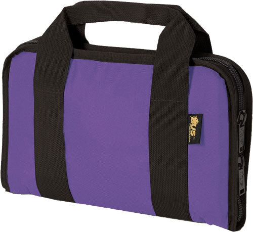 US Peacekeeper Purple Pistol Attache Case 5 Mag Capacity Water Resistant