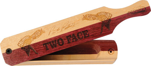 Pittman Game Calls Two Face Box Call Purple Heart and Maple Wood