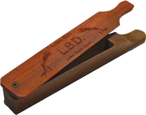 Pittman Game Calls Long Box Call LBD Padauk/Walnut Turkey