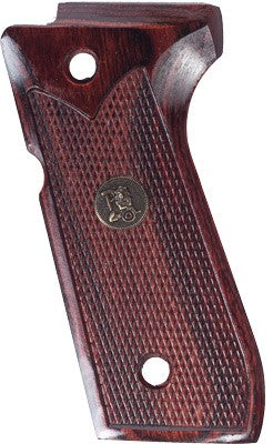 Pachmayr Beretta 92FS Rosewood Checkered Laminated Wood Pistol Grips