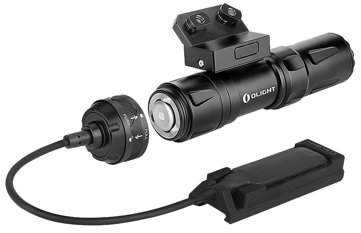 Olight Odin Mini Tactical Flashlight Black 200/700/900/1250 Lumens M-LOK Picatinny Compatible