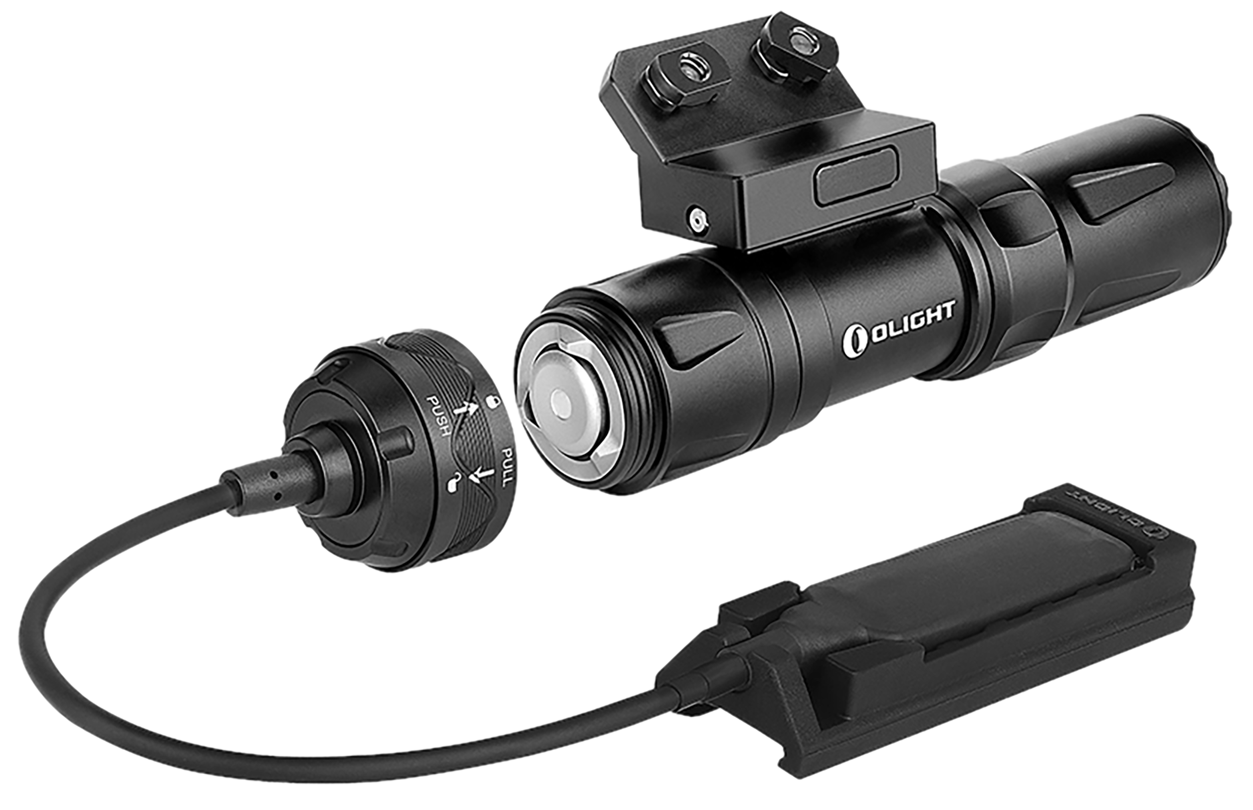 Olight Odin Mini Tactical Flashlight Black 200/700/900/1250 Lumens M-LOK Picatinny Compatible