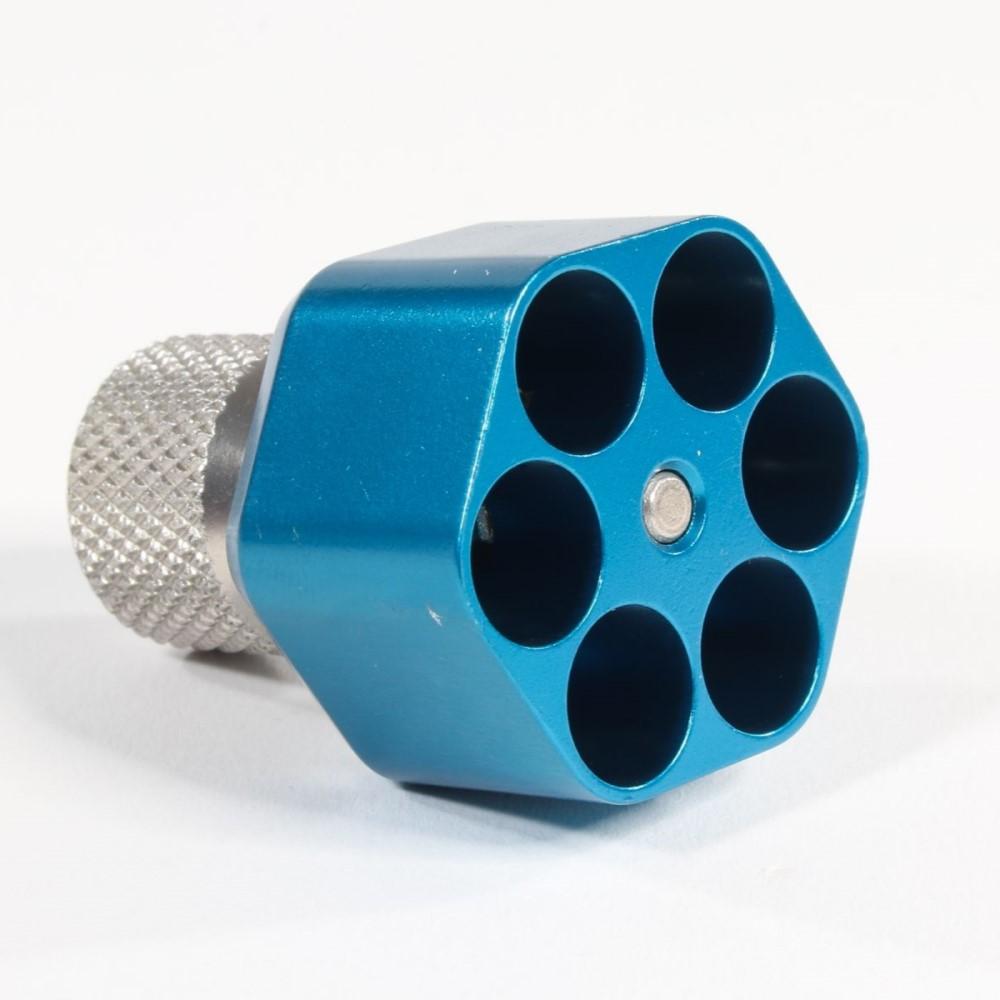 Pachmayr Aluminum 327 Federal 6 Shot Speedloader for Ruger LCR SP101 Blue