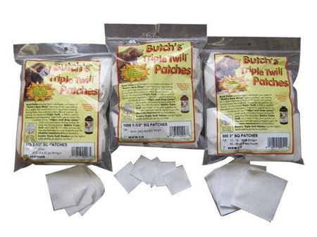 Pachmayr Butch's 1-1/2" Triple Twill Bore Cleaning Patches 1000 Pack