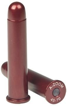A-Zoom Metal Snap Caps .45-70 Training Rounds Aluminum 2 Count