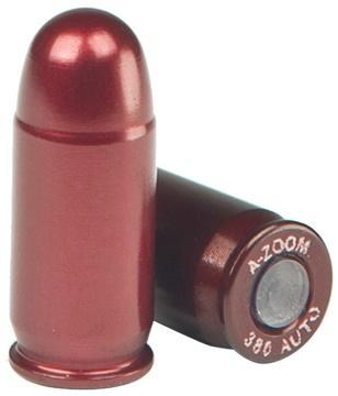 A-Zoom Aluminum Snap Caps .380 Auto Pack of 5