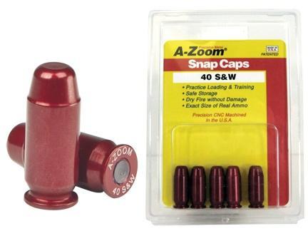 A-Zoom Metal Snap Caps .40 S&W Pack of 5