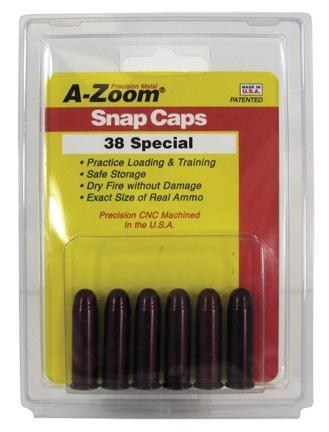 A-Zoom 6-Count .38 Special Metal Snap Caps