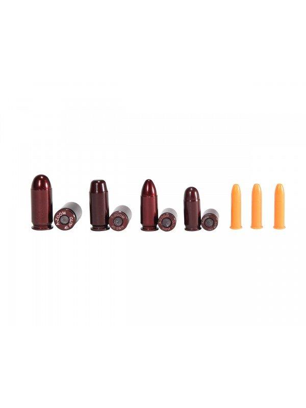A-Zoom Metal Snap Caps Variety Pack for NRA Instructors 3-.22LR 2 Each .380 9mm .40 .45