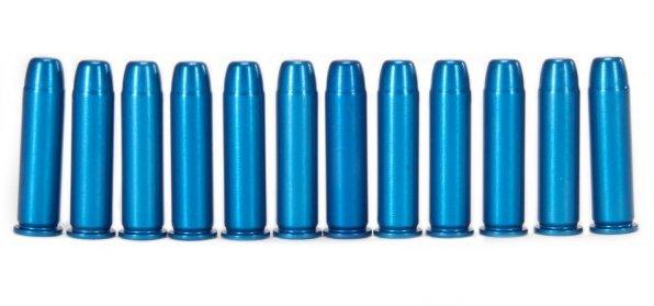 A-Zoom .357 Magnum Aluminum Training Snap Caps Blue 12/pk