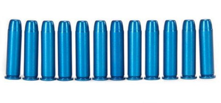 A-Zoom .357 Magnum Aluminum Training Snap Caps Blue 12/pk