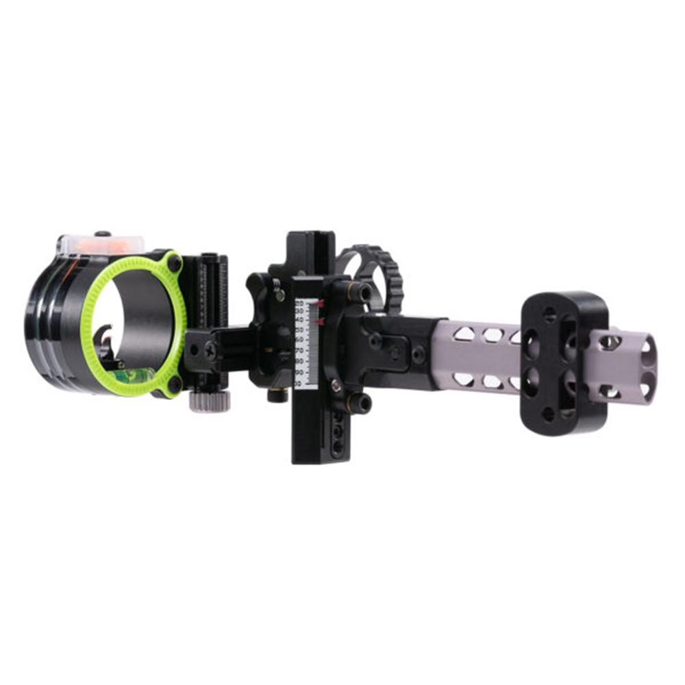 Black Gold Pro Dual Track 2-Pin Vertical Bow Scope 4 Inch Dovetail RH