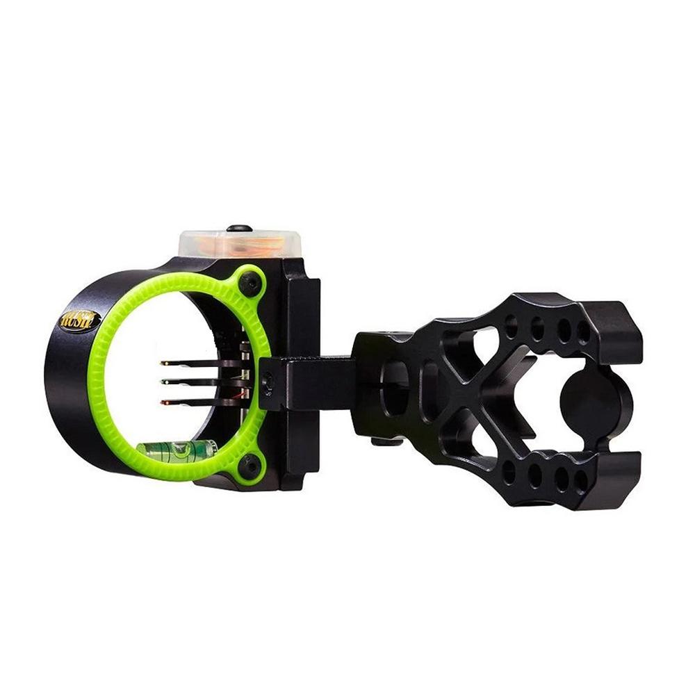 Black Gold Rush Flash Point 3 Pin .019 RH Compound Bow Sight Black