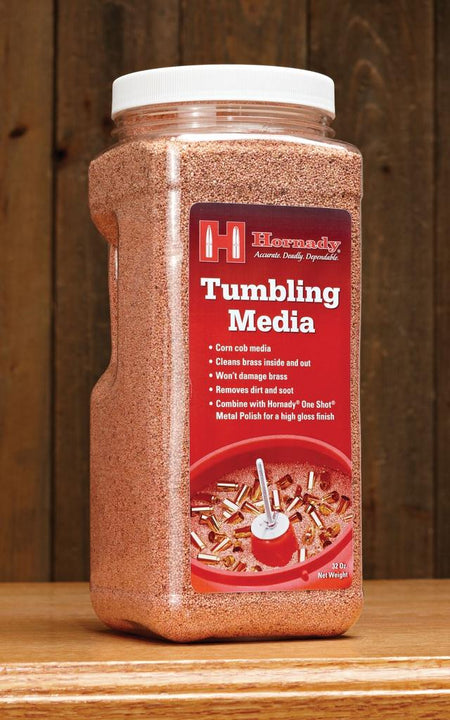 Hornady One Shot 76oz Corn Cob Tumbling Media for Case Tumblers