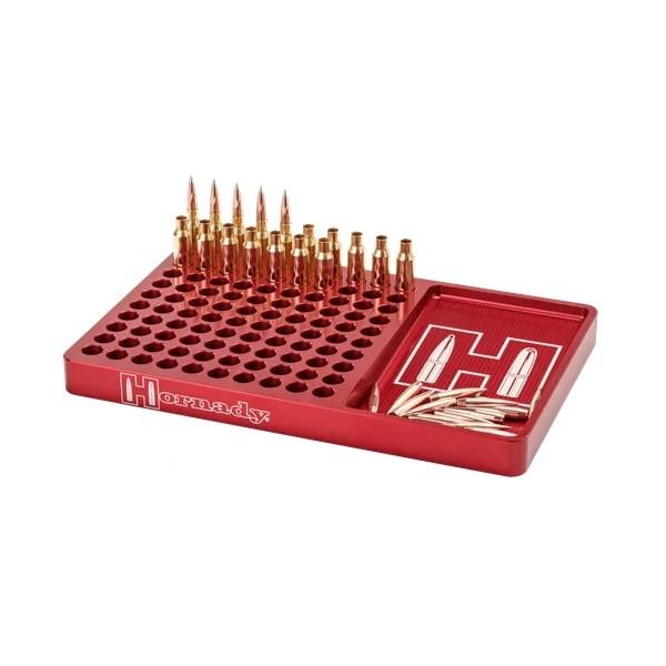 Hornady Anodized Aluminum Loading Block 100-Round for 30-06 308 and Creedmoor