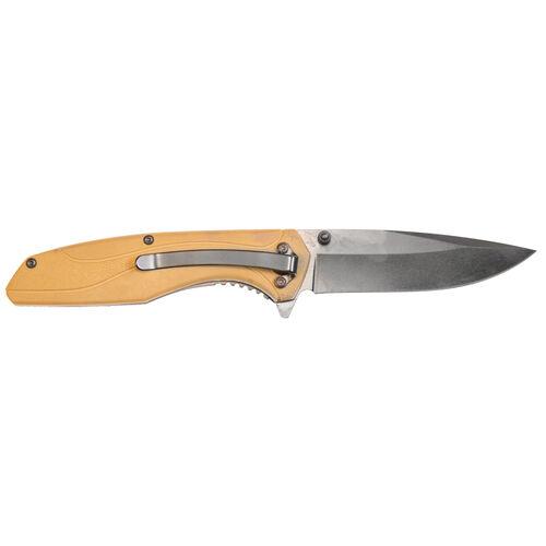 Smith & Wesson 1084312 Drop Point EDC Folder 3.5" Blade FDE