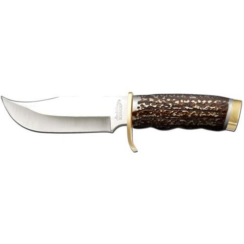 Uncle Henry Next Gen 5.5" Clip Point Fixed Blade Knife with Stagalon Handle