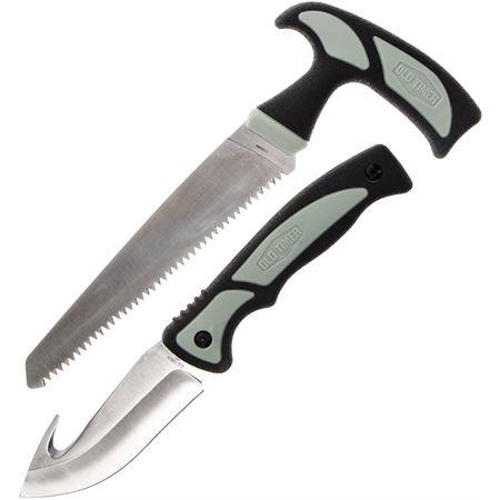Old Timer Hunter Kit - Serrated Blade and Guthook Blade Combo Black/Grey