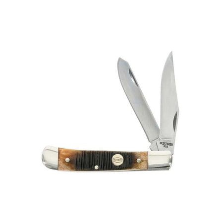 Old Timer Trapper 94OT 2-Blade Knife - Generational USA Series, Chestnut Bone Handle