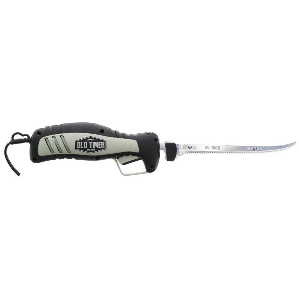 Old Timer 110 Volt Electric Fillet Knife 8 Inch Blade with Case