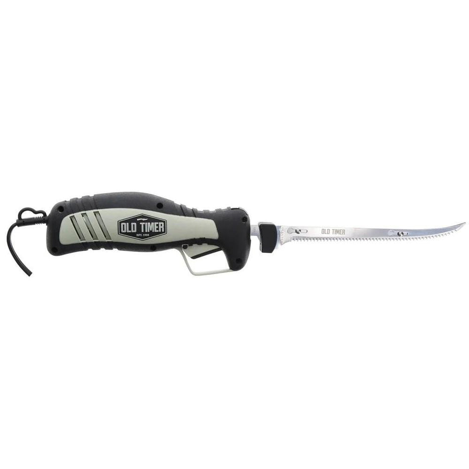 Old Timer 110 Volt Electric Fillet Knife 8 Inch Blade with Case