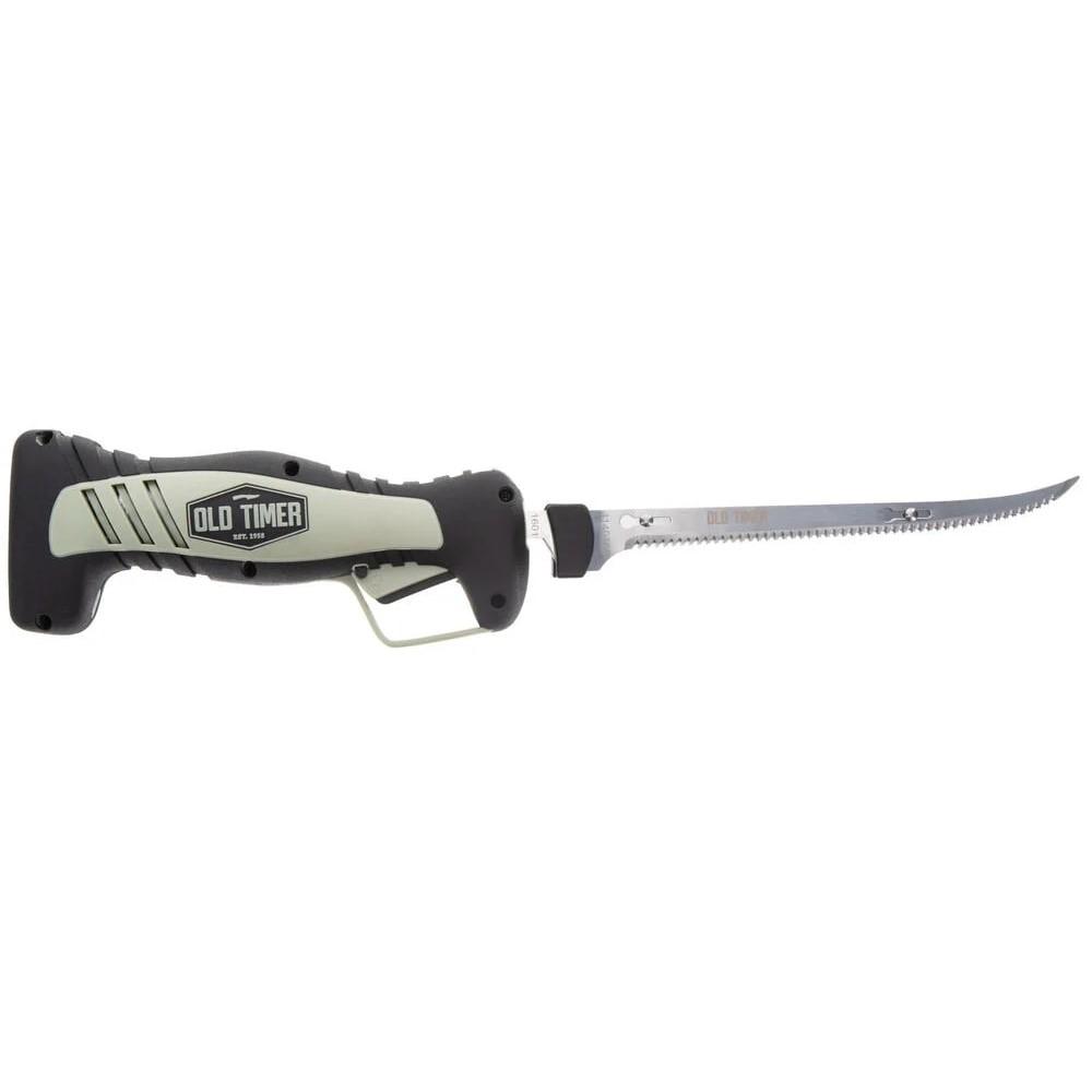 Old Timer 8" Lithium Ion Powered Electric Fillet Knife Black