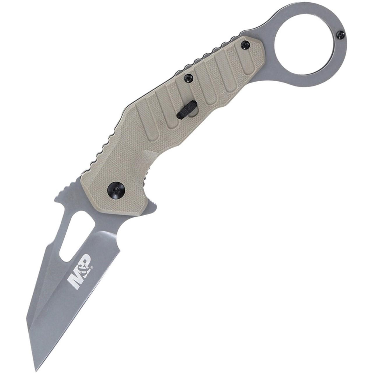 Smith & Wesson M&P Extreme Ops 3" Karambit Knife, Flat Dark Earth