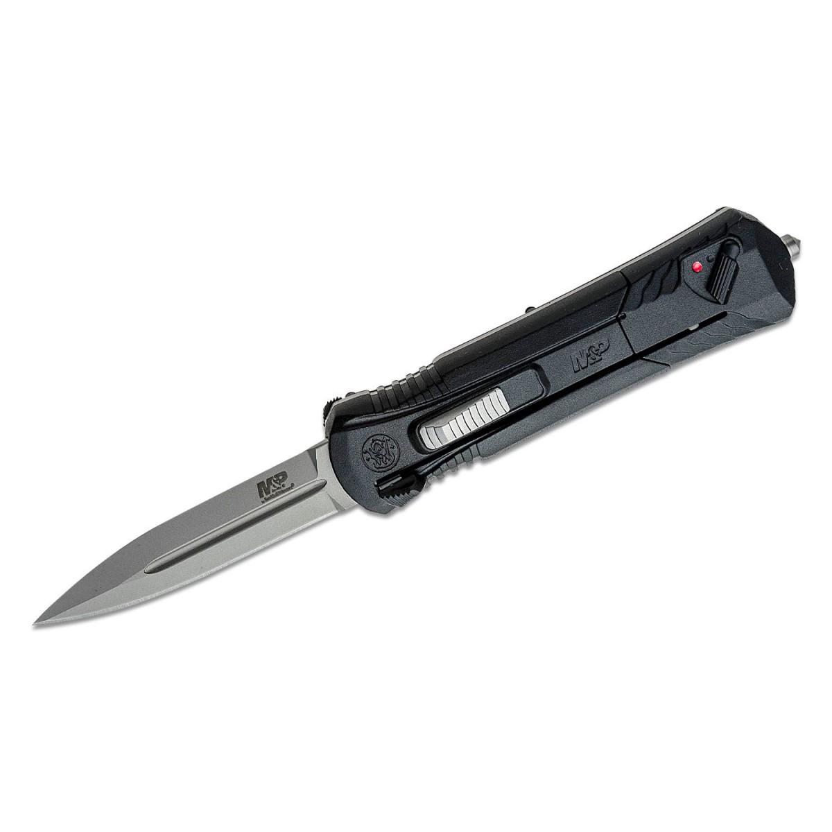Smith & Wesson MPOTF10 Out-the-Front Assisted Knife 3-1/2" Spear Point Black