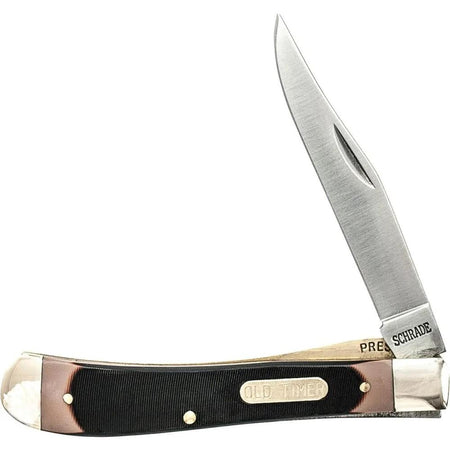 Old Timer Gunstock Trapper Lock Back Folder 3 7/8" Clip Point Pocket Knife