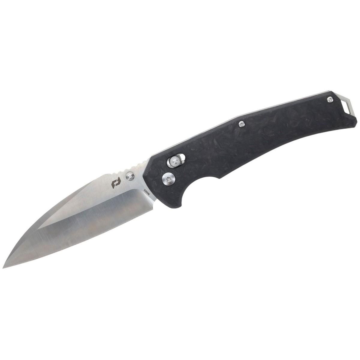 Schrade Radok EDC Pivot Lock Folder Knife 3 3/4" Carbon Fiber Handle Black