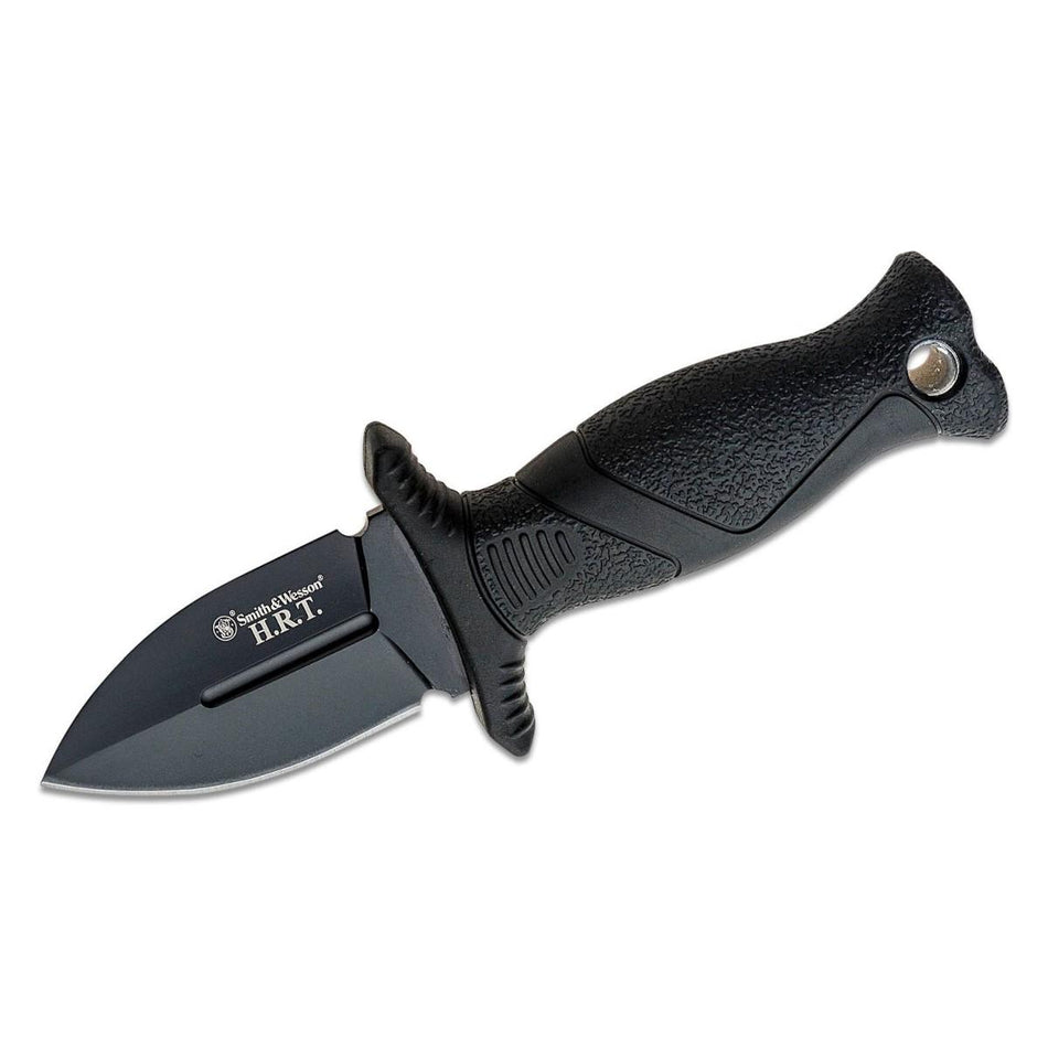 Smith & Wesson HRT Black Fixed Blade Boot Knife, 2" Blade