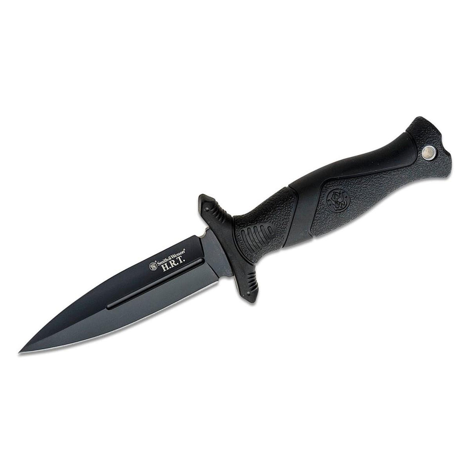 Smith & Wesson HRT Fixed Blade 4" Boot Carry Knife Black