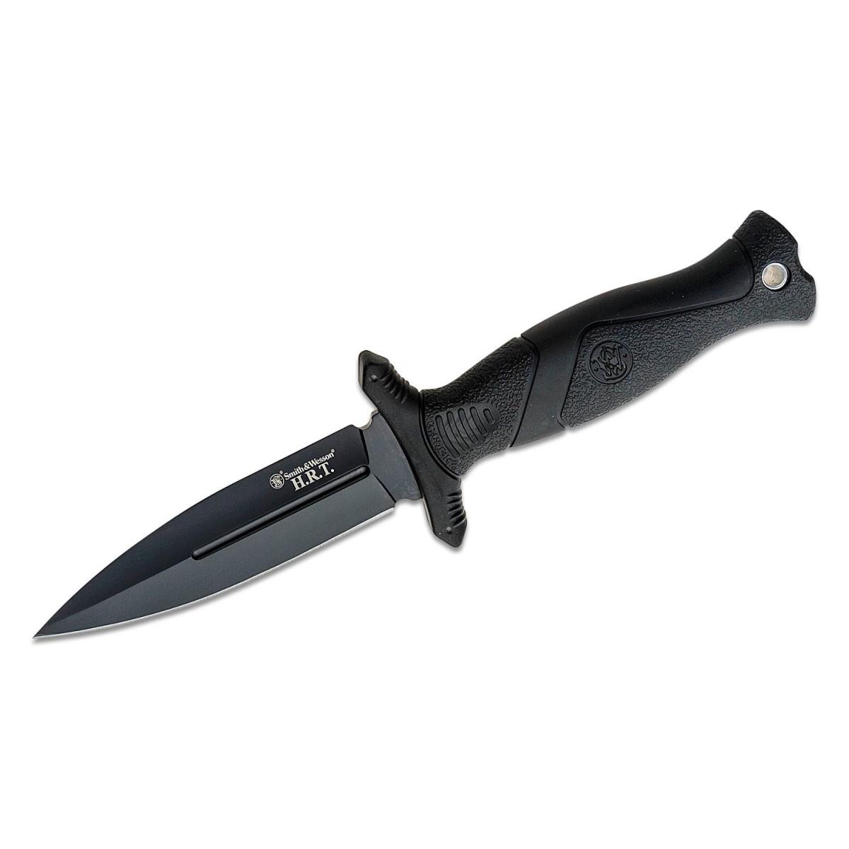 Smith & Wesson HRT Fixed Blade 4" Boot Carry Knife Black